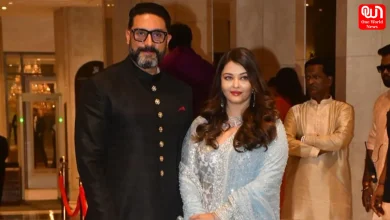 Aishwarya Rai, Shimmering Blue Anarkali, Arjun Tendulkar Wedding