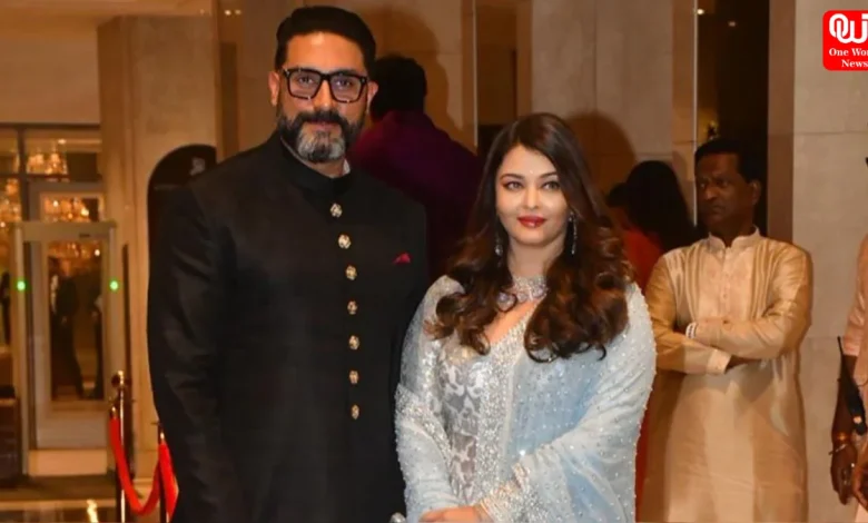 Aishwarya Rai, Shimmering Blue Anarkali, Arjun Tendulkar Wedding