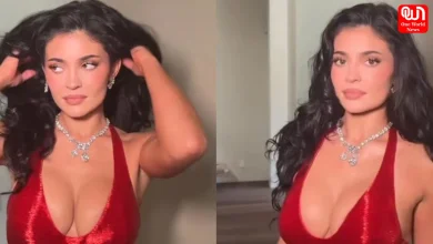 Kylie Jenner, Cherry-Red Schiaparelli Gown, Oscars 2026