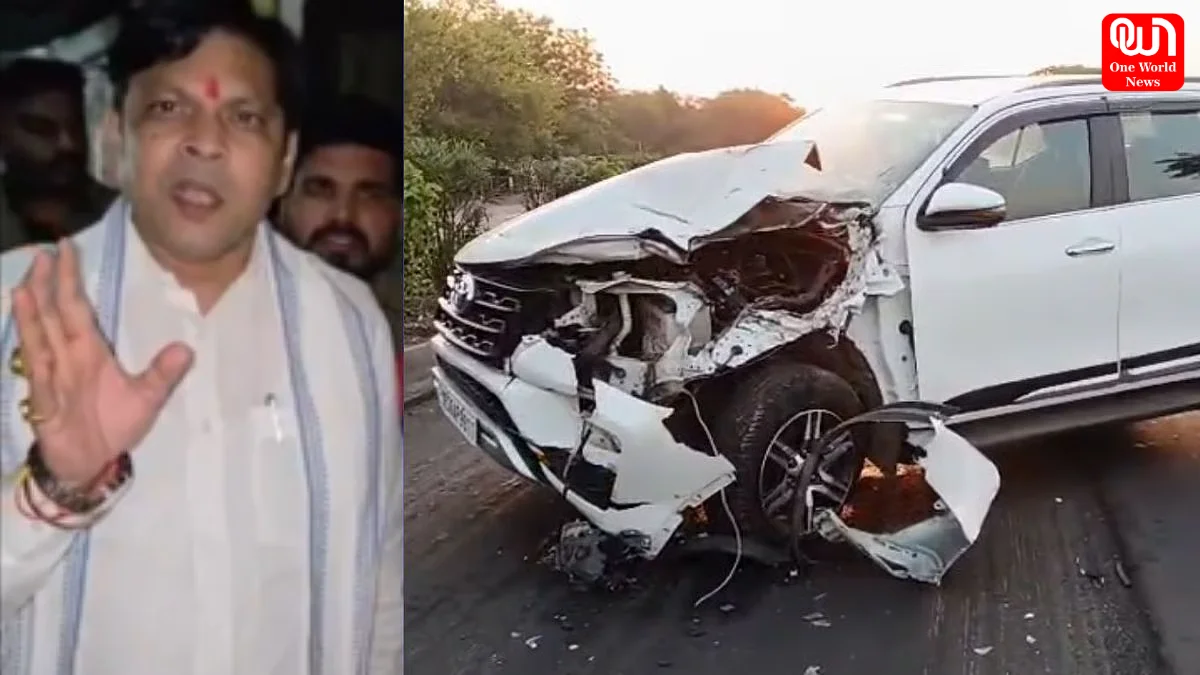 MP Prashant Padole Car Accident