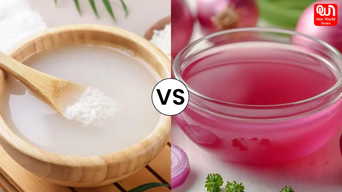 Rice Water vs Onion Water