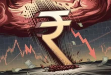 Rupee Hits, Record Low Of 93.12