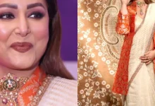 Hina Khan, Bandhgala Saree