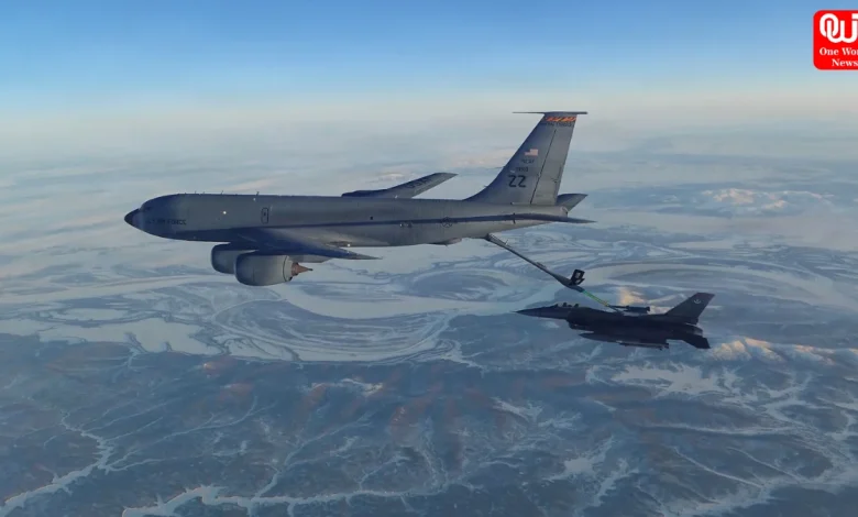 US KC-135 Military Aircraft Crashes