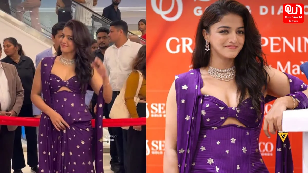Wamiqa Gabbi, Deep Purple Corset Saree , Karishma Ashita Store Launch