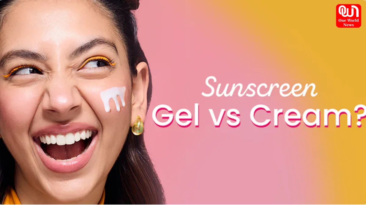 Gel Sunscreen, Cream Sunscreen