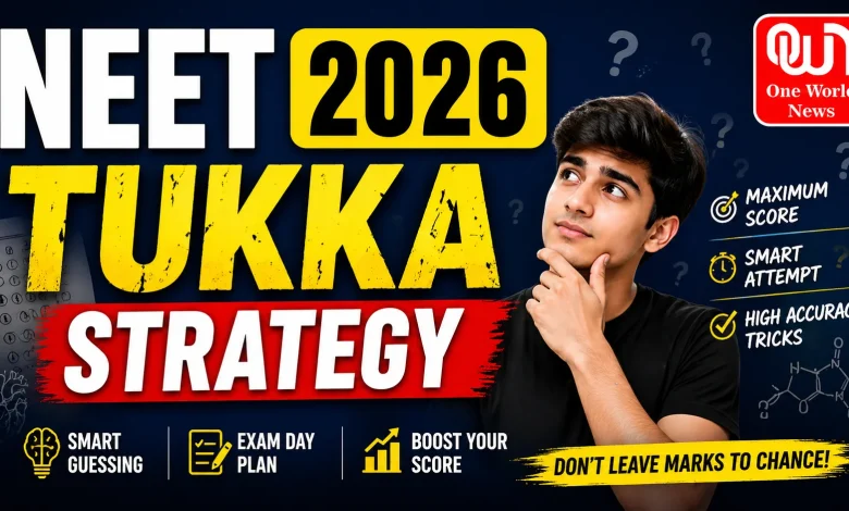 NEET 2026 Tukka Strategy