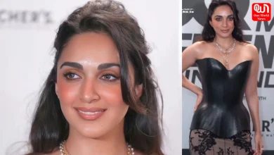 Kiara Advani, Leather Corset And Sheer Skirt
