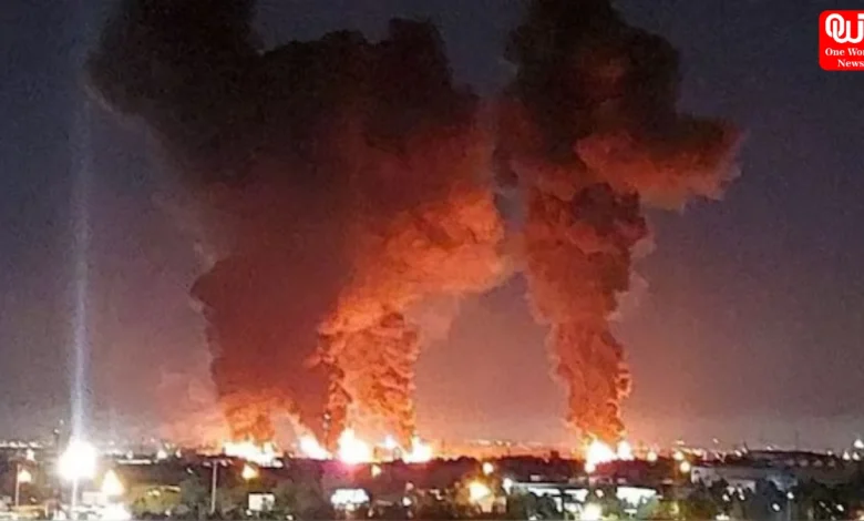 Massive Fire At Saudi Arabia, Al Jubail Industrial Hub, Iranian Drone Attack