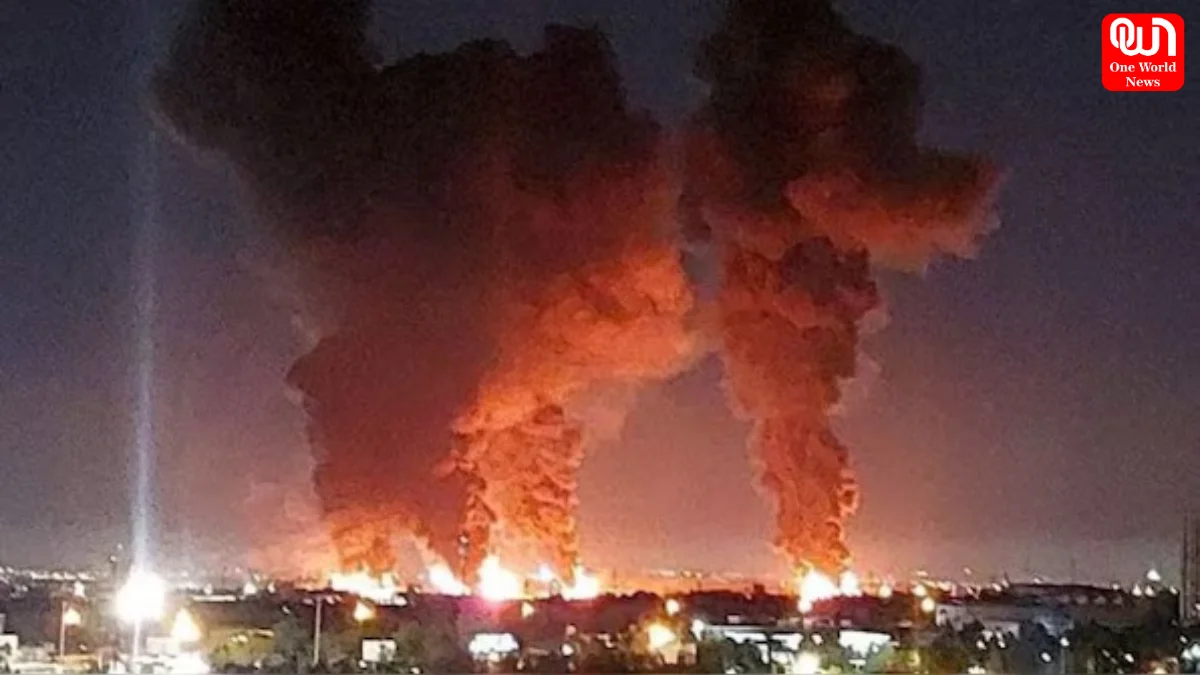 Massive Fire At Saudi Arabia, Al Jubail Industrial Hub, Iranian Drone Attack