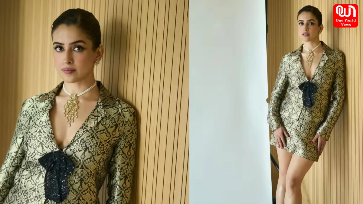 Sanya Malhotra, ₹60,000 Anita Dongre Benarasi Jacket