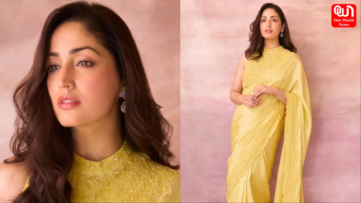 Yami Gautam, Sunshine Yellow Saree
