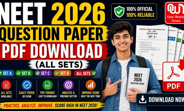 NEET 2026 Question Paper