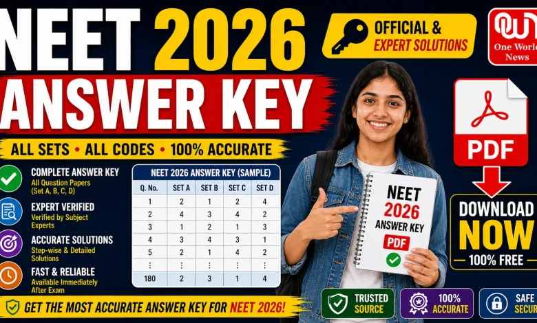 NEET 2026 Answer Key PDF