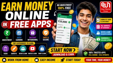 Earn Money Online in Free Apps