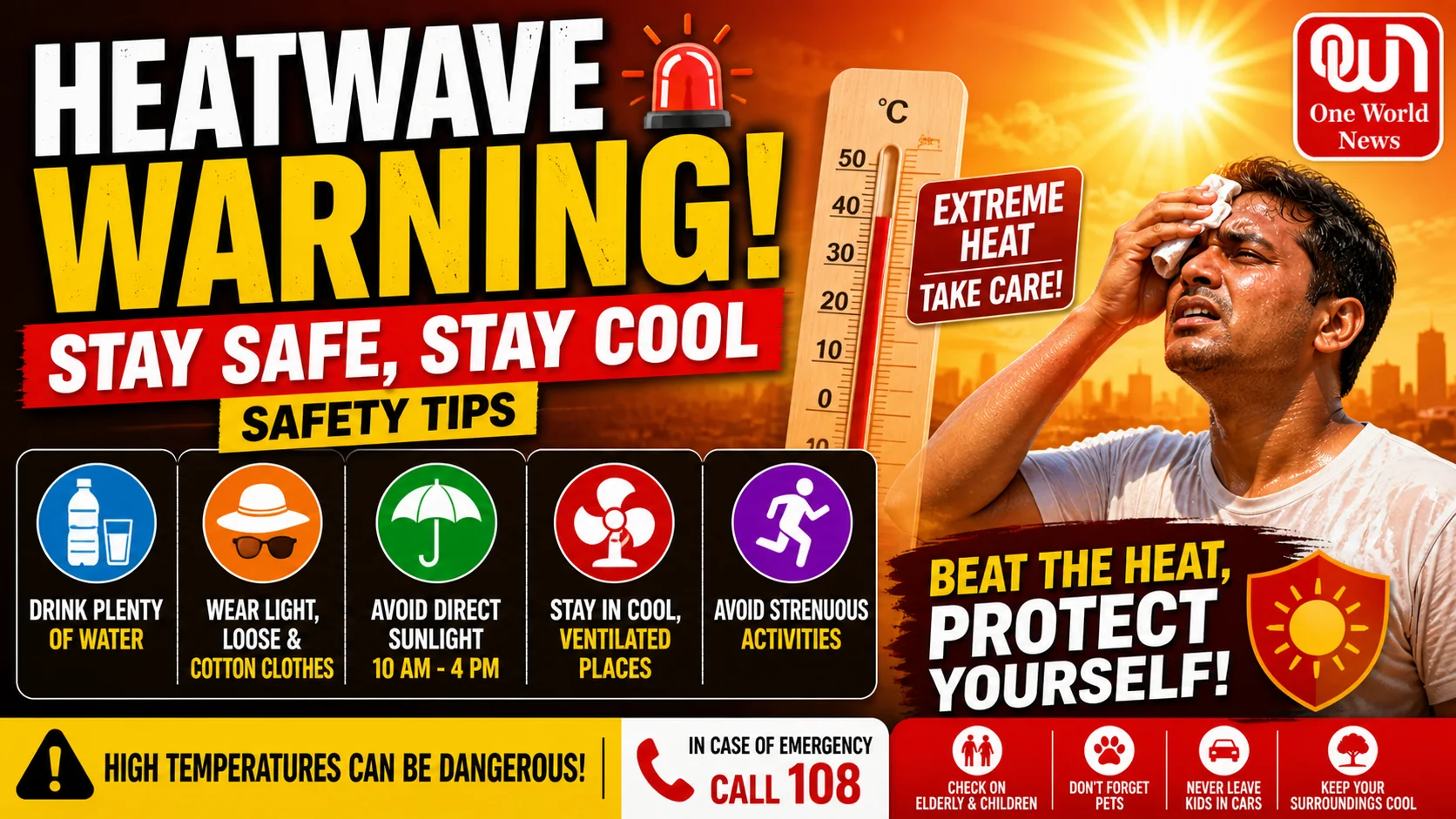 Heatwave Warning Safety Tips