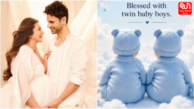 The phrase became viral after fans used it humorously and emotionally while reacting to the news of the couple being blessed with twin baby boys.