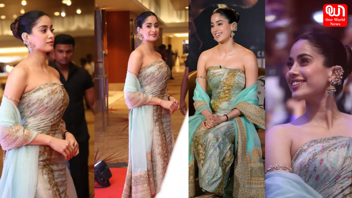 Janhvi Kapoor At Peddi Promotions