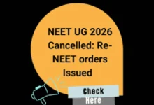 NEET UG 2026 Re-Exam