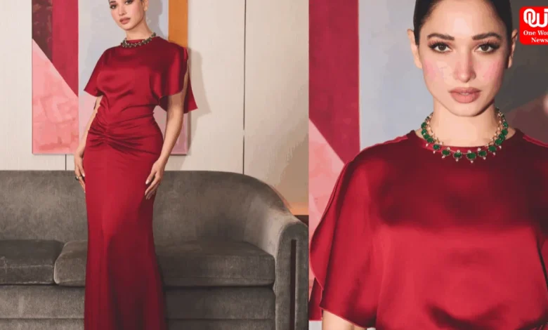 Tamannaah Bhatia wore a luxurious Victoria Beckham Satin Gown featuring a sleek silhouette and elegant satin finish for the glamorous Awards Night. Why is the Victoria Beckham Satin Gown popular? The Victoria Beckham Satin Gown is popular for its timeless design, luxurious satin texture, and sophisticated styling that suits red-carpet events perfectly. How did Tamannaah style her satin gown look? Tamannaah Bhatia styled the gown with minimal accessories, soft makeup, and elegant hair styling to maintain a classy and refined appearance. Is Tamannaah Bhatia considered a fashion icon? Yes, Tamannaah Bhatia is widely regarded as a fashion icon due to her stylish red-carpet appearances and versatile fashion choices. Tamannaah Bhatia’s latest Awards Night appearance in the stunning Victoria Beckham Satin Gown is a perfect example of timeless celebrity fashion. From the luxurious satin fabric to the elegant styling, every element of the look reflected sophistication and glamour, making it one of her most talked-about fashion moments recently.