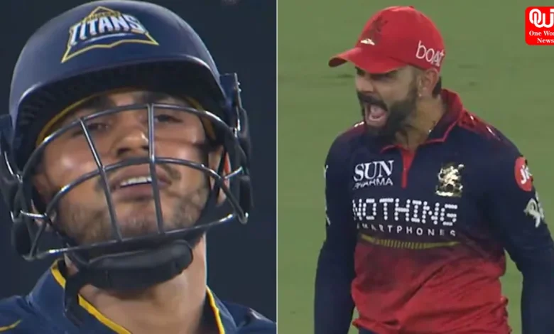 Virat Kohli Roaring Send Off To Shubman Gill