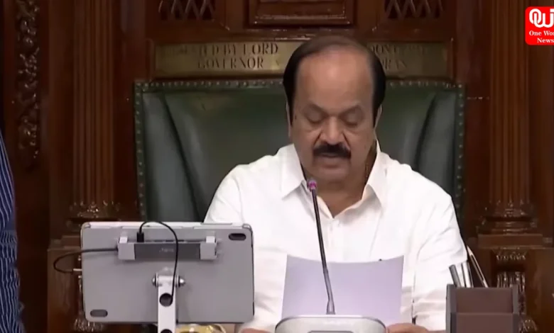 Tamil Nadu Assembly, New Speaker, JCD Prabhakar