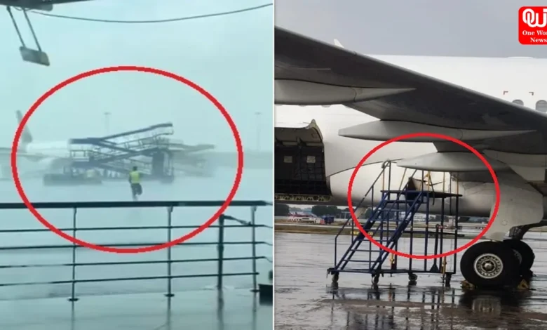 No injuries to passengers, crew members, or airport staff were reported