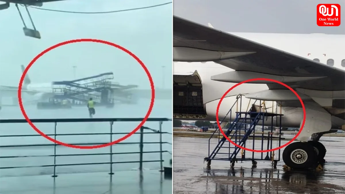 No injuries to passengers, crew members, or airport staff were reported