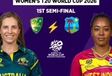 Australia Women vs West Indies Women, ICC Women's T20 World Cup 2026