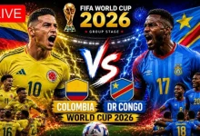 Colombia vs DR Congo