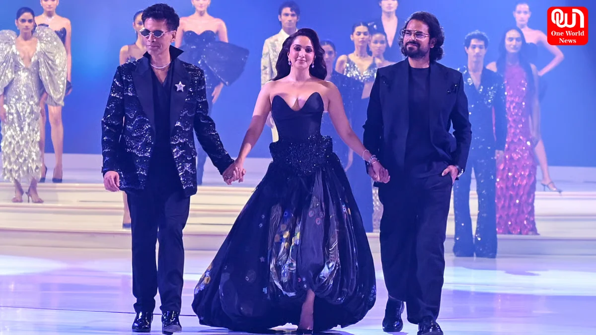 Kiara Advani, Karan Johar, Rahul Mishra Showcase