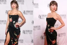 Taylor Swift Floral Givenchy Gown