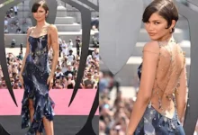 Zendaya, Spider-Man, Vintage Galliano Zodiac Dress