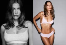 Hailey Bieber, Skims Campaign, Hailey Bieber Skims, Bra and Underwear Photos, Celebrity Fashion News