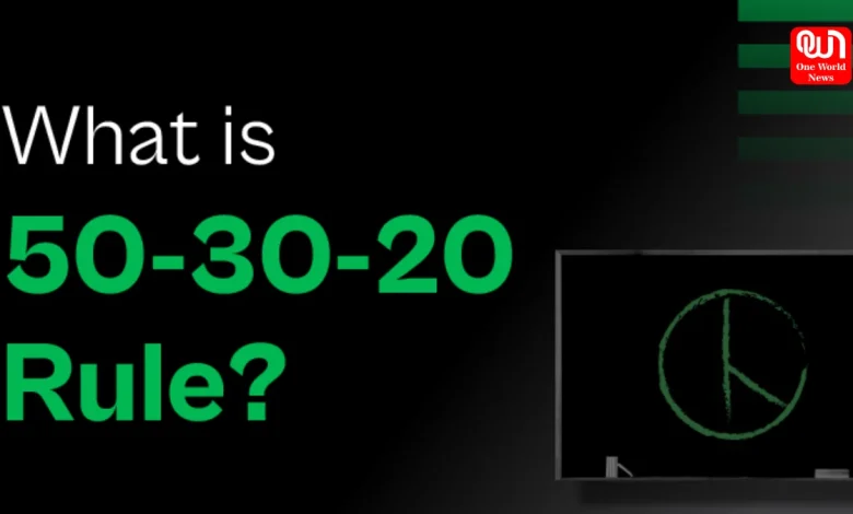 50-30-20 Rule