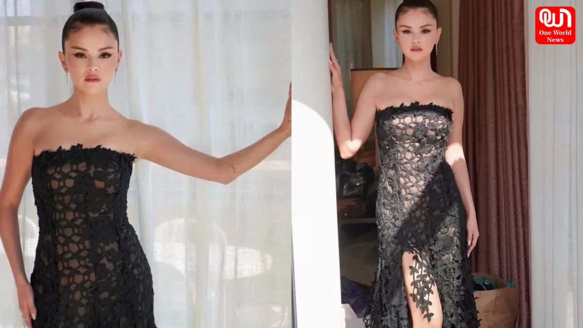 Selena Gomez, Lacy Oscar de la Renta LBD