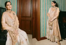 Sonam Kapoor, Custom Anamika Khanna Look
