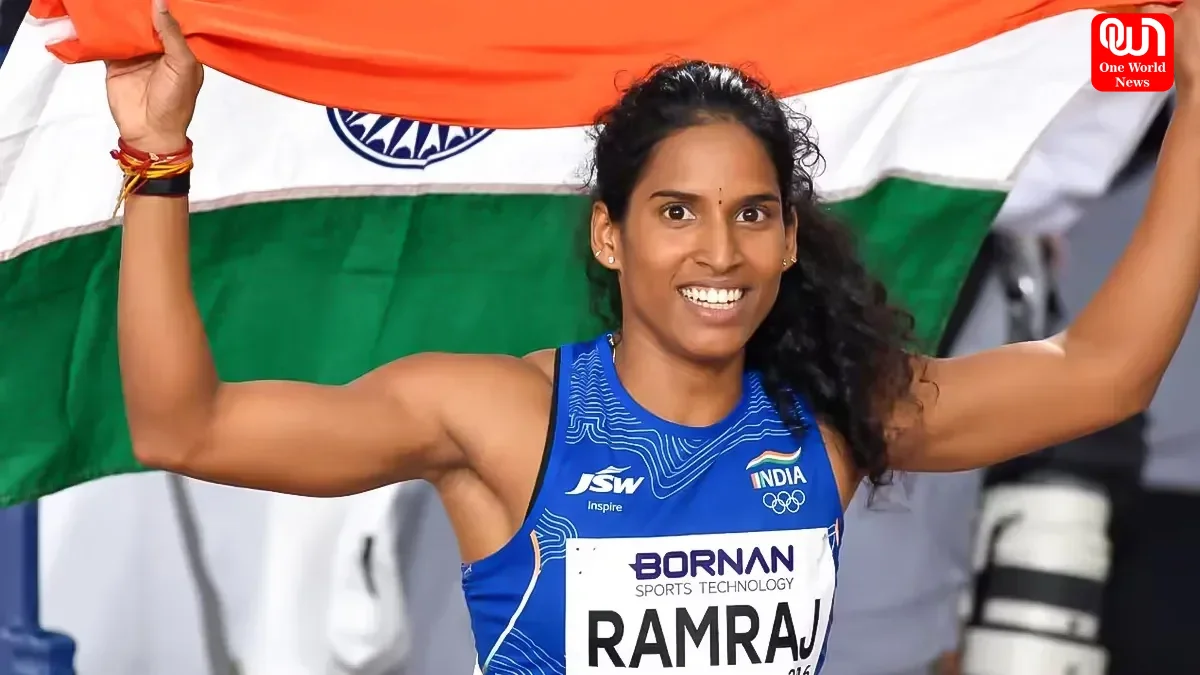 Vithya Ramraj,Indian athlete,400-meter hurdles,Asian Games medalist,Vithya Ramraj P.T. Usha record,Indian track and field athlete Vithya Ramraj,